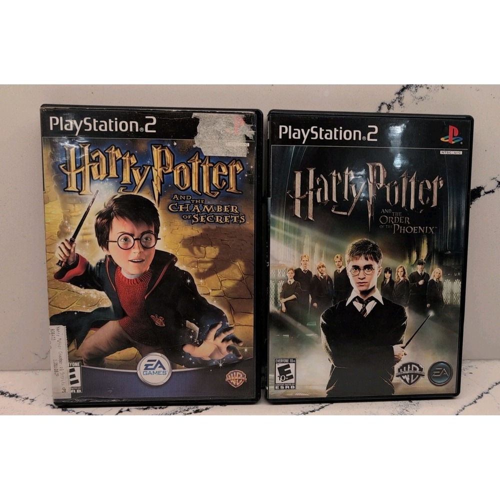 Harry Potter & the Order Of The Phoenix + Chamber of Secrets PS2 Lot Of 2